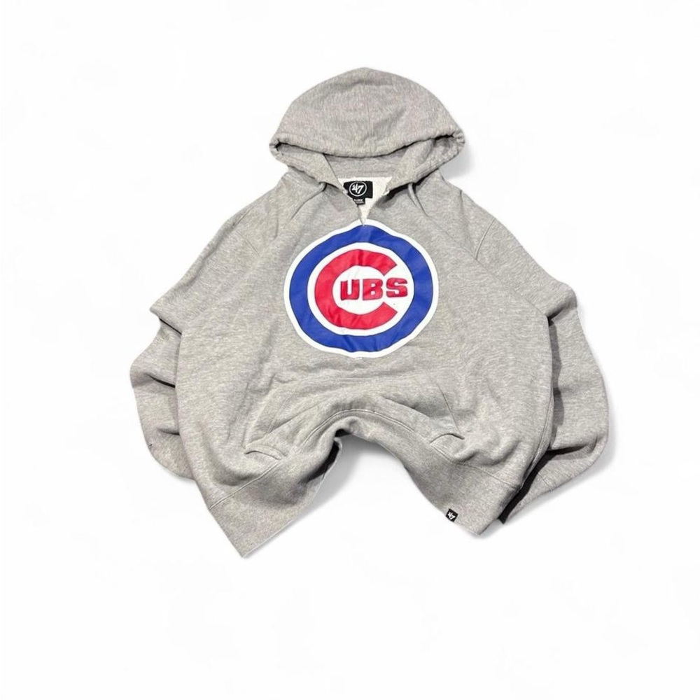 47 Brand Chicago Cubs Gray Hoodie